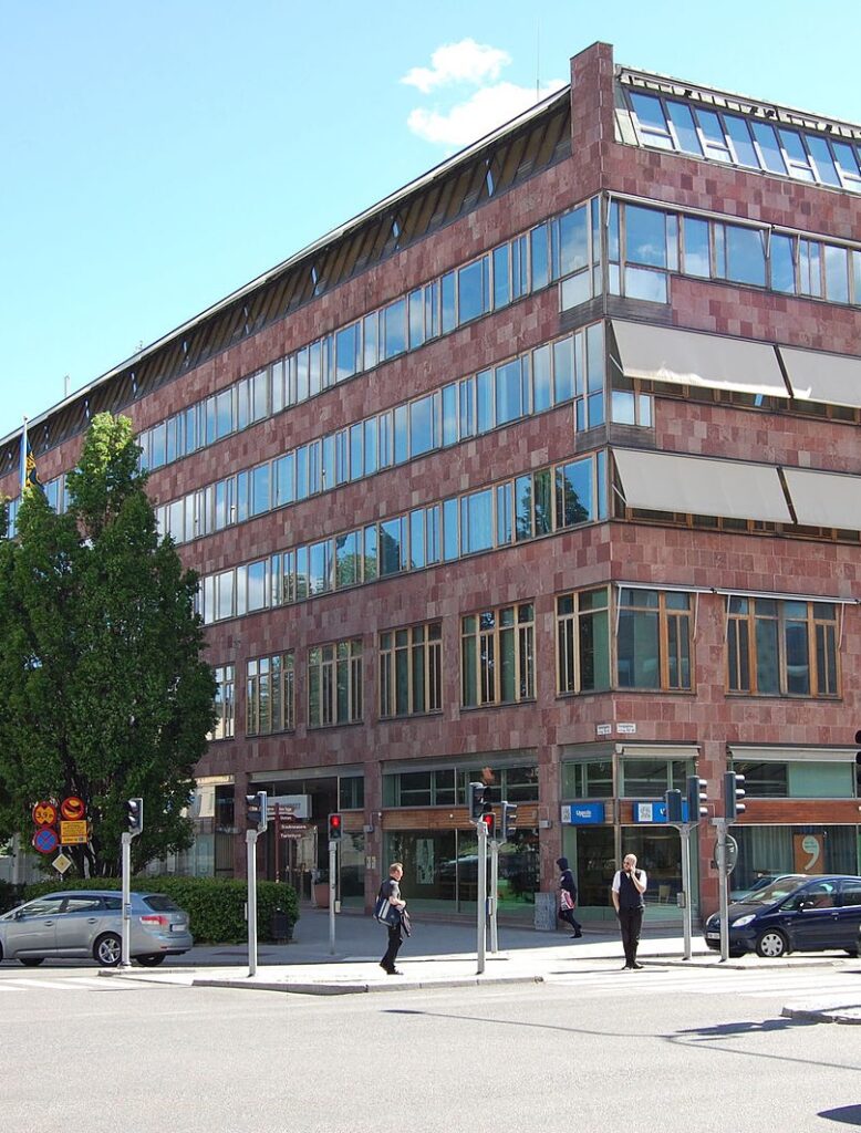 Uppsala stadshus fasad